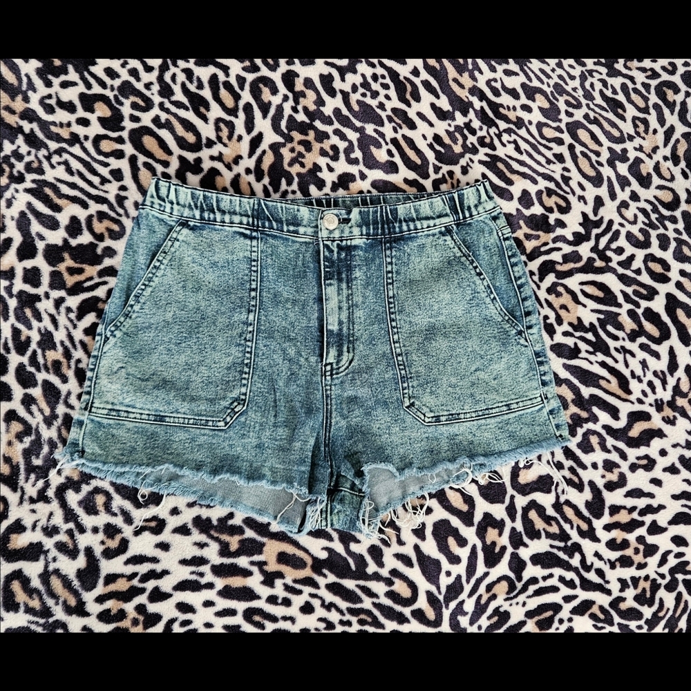 Wild Fable Green Cutoff Shorts